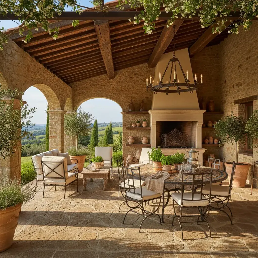 Before photo of a modern kitchen floor ready for terrazzo visualization in RenoViz.