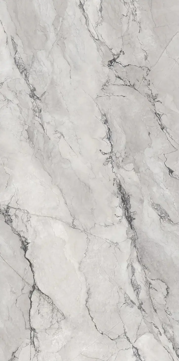 Calacatta marble material sample used for the RenoViz bathroom visualization.